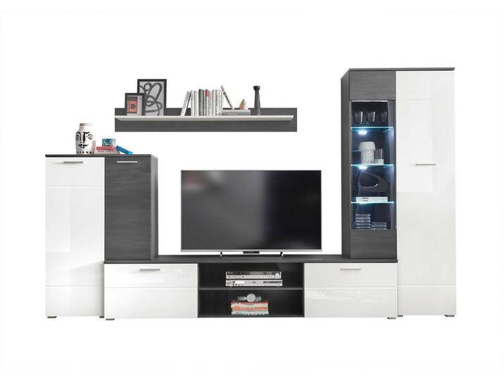 PREISBRECHER Wohnwand Maurits, (4-St), 312 x 190 x 40 cm (B/H/T) von OTTO