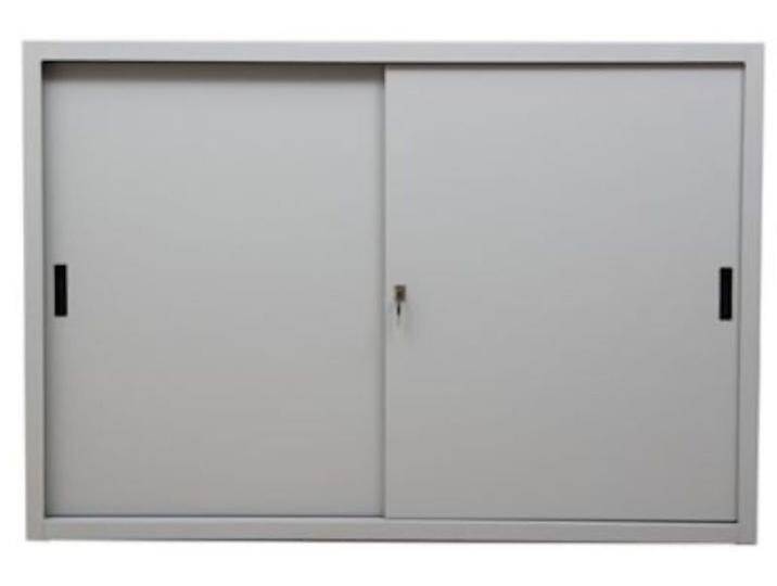 PROREGAL® Aktenschrank Schiebetürenschrank Ant, 3 Ordernhöhen, HxBxT 109x160x45cm, Grau von OTTO