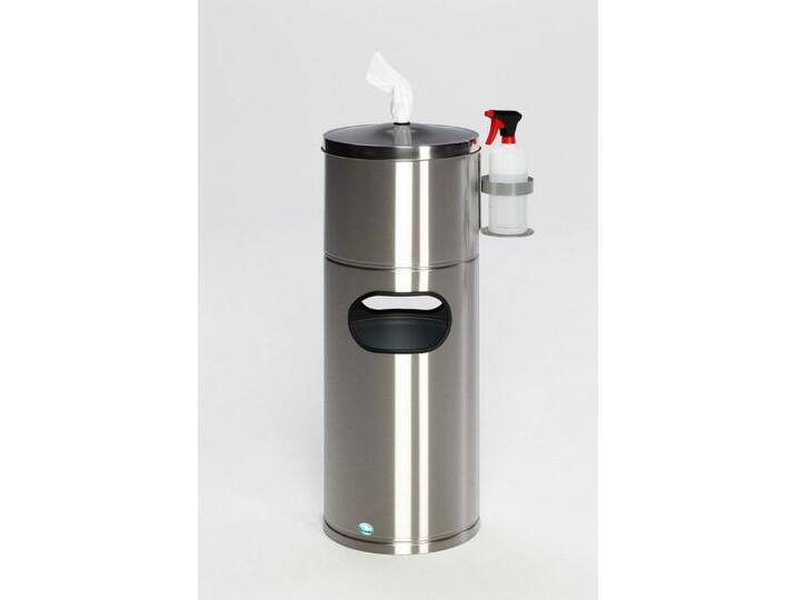 PROREGAL® Desinfektionsmittelspender Desinfektionsstation für Papiertücher Flaschenhalter Inneneinsatz von OTTO