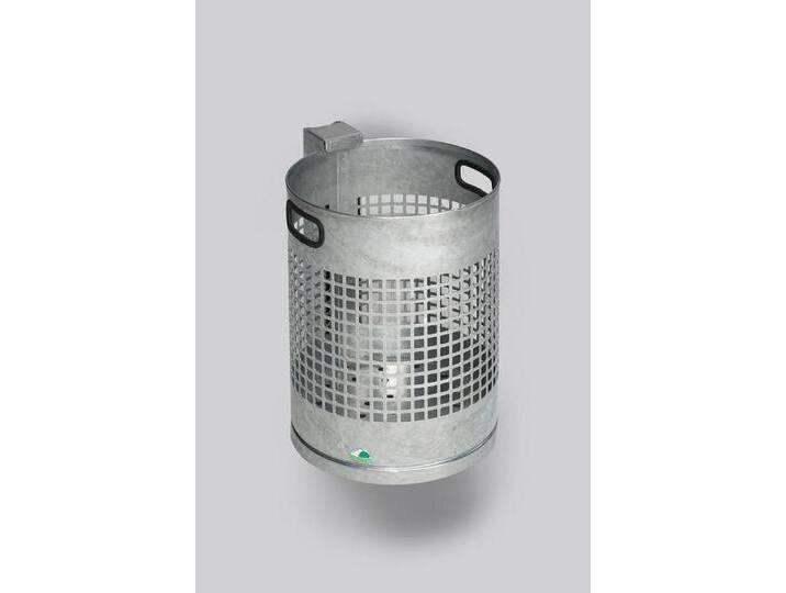 PROREGAL® Mülleimer Abfallsammler zur Wand- oder Rohrbefestigung 30L 46x33x33 von OTTO