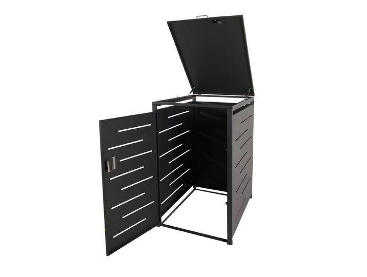 PROREGAL® Mülltonnenbox XL 1er-/2er-Mülltonnenverkleidung 116x71x98cm erweiterbar, Anthrazit von OTTO