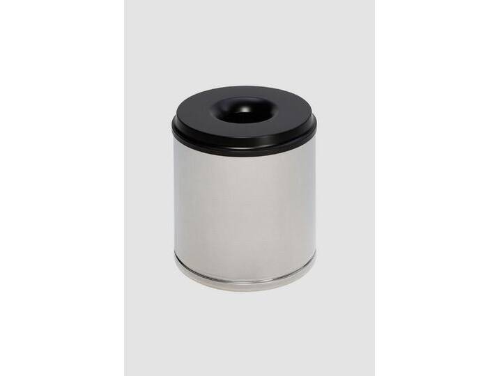 PROREGAL® Papierkorb Feuersicherer Papierkorb 30L 39x37,5x37,5cm Edelstahl Silber von OTTO