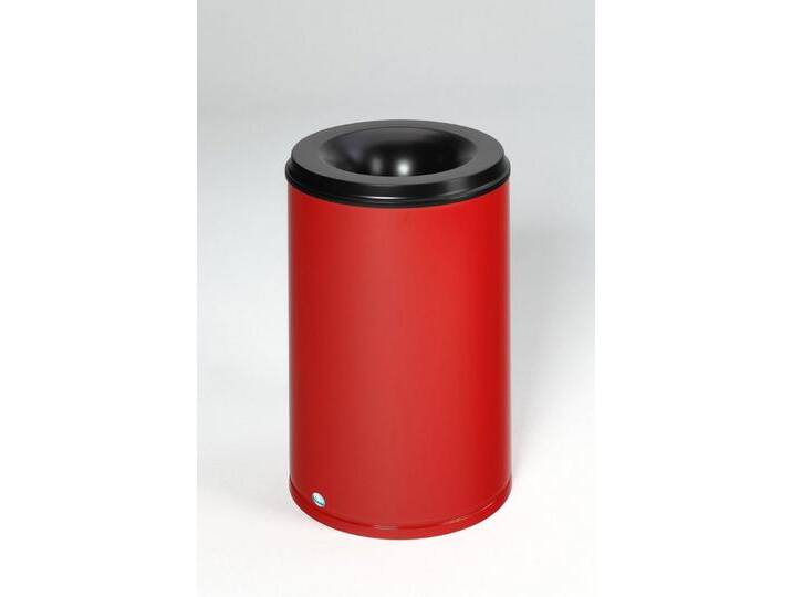 PROREGAL® Papierkorb Selbstlöschender Papierkorb 110L 75x46,5x46,5cm Rot von OTTO