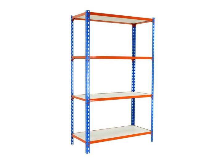 PROREGAL® Schwerlastregal MID MULI 150x110x30cm 4 Fachböden Fachlast 200kg Blau, blau, Blau von OTTO