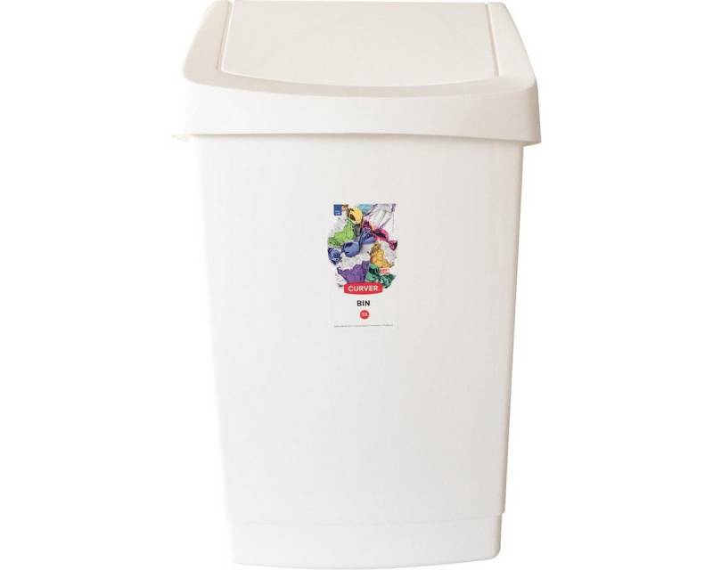 Papierkorb Curver Abfalleimer Click-It 10001684 50l weiß von OTTO