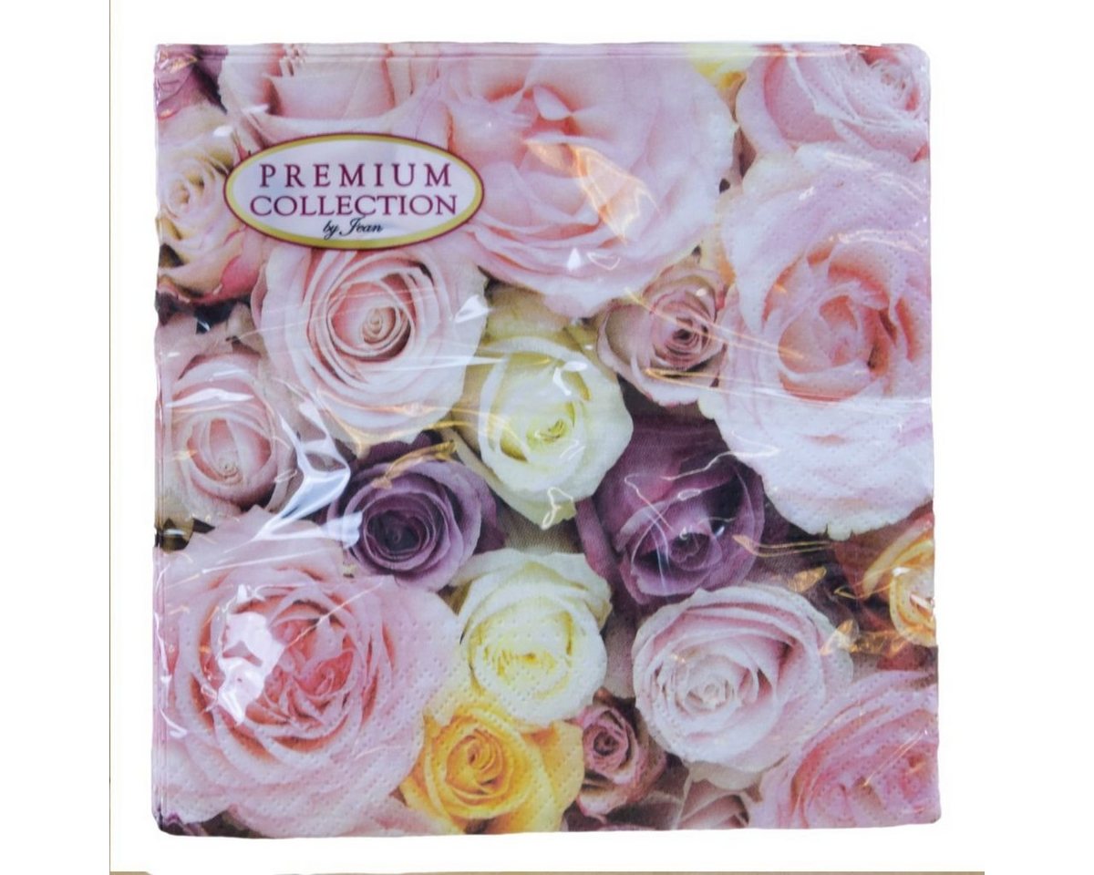 Jean Products Papierserviette Papierservietten 20 Stk. Papiertücher ca. 33 x 33 cm Servietten Papier, 3-lagig Jean Products Papierserviette Papierservietten 20 Stk. Papiertücher ca. 33 x 33 cm Servietten Papier, 3-lagig von Jean Products