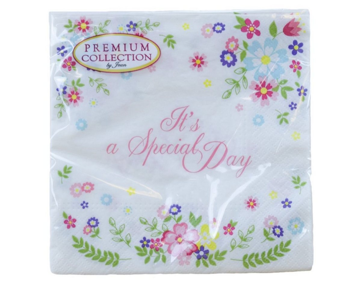 Jean Products Papierserviette Papierservietten 20 Stk. Papiertücher ca. 33 x 33 cm Servietten Papier, 3-lagig Jean Products Papierserviette Papierservietten 20 Stk. Papiertücher ca. 33 x 33 cm Servietten Papier, 3-lagig von Jean Products