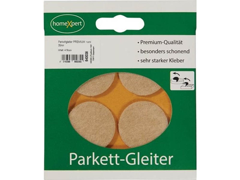 Parkett 540035 Parkettgleiter 35 mm Filz natur rund selbstklebend von OTTO