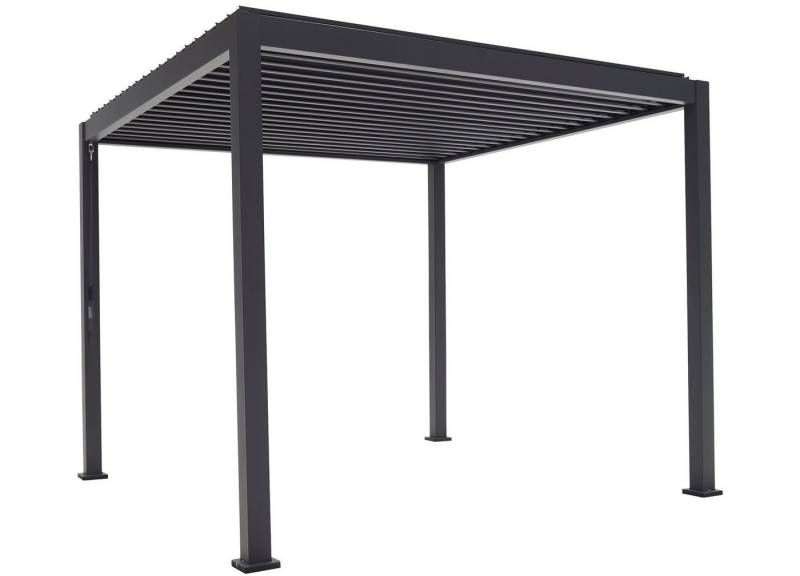 Green Spirit Pergola »Mirador 3x3 Basic« Lamellendach Pergola Pavillon Terrassenüberdachung, BxTxH: 297x297x241 cm, (1-tlg), anthrazit, Aluminium, wetterfest - Garten, Terrasse & Outdoor von Green Spirit