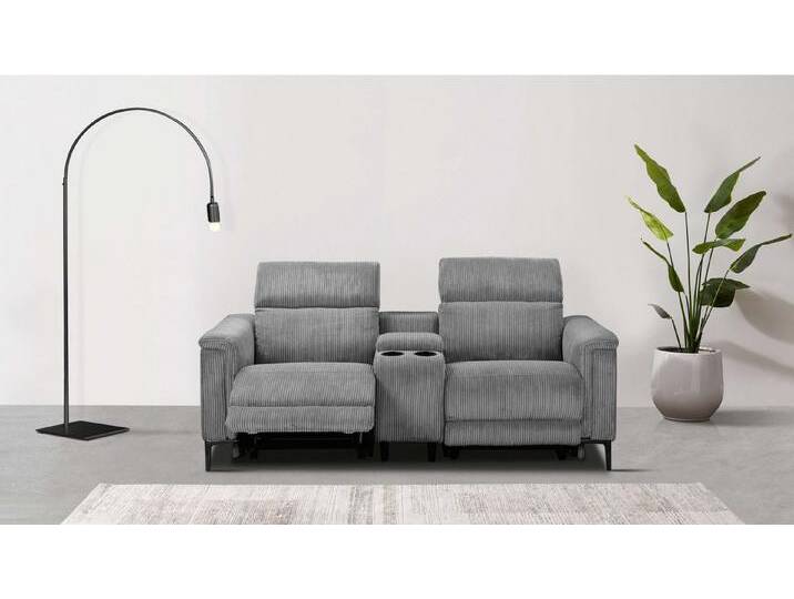 Home affaire 2-Sitzer Lund in Cord, 2er-Kinosofa, TV-Sessel, Multimedia-Sofa, USB-A, m. elektrischer o. manueller Relaxfunktion, Getränkehalter u. Staufach Home affaire 2-Sitzer Lund in Cord, 2er-Kinosofa, TV-Sessel, Multimedia-Sofa, USB-A, m. elektrischer o. manueller Relaxfunktion, Getränkehalter u. Staufach von Home-affaire