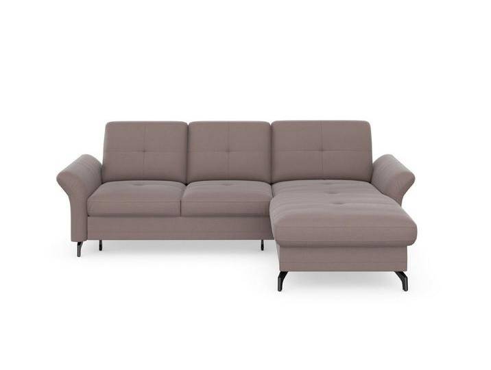 Places of Style Ecksofa Calando L-Form, Bettkasten und Armteilfunktion, braun, mit Armteilverstellung-mit Bettfunktion-mit Bettkasten, savannah Places of Style Ecksofa Calando L-Form, Bettkasten und Armteilfunktion, braun, mit Armteilverstellung-mit Bettfunktion-mit Bettkasten, savannah von OTTO
