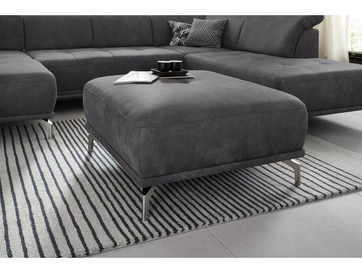 Home affaire Polsterhocker Caluna, moderner Sitzhocker in hochwertiger Verarbeitung, grau, anthrazit von Home-affaire