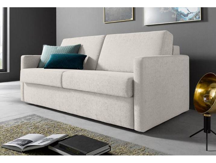Places of Style Schlafsofa GOLDPOINT 182cm, Dauerschläfer, Liegefläche 140/200 cm, 3-Sitzer mit Dauerschläfer-Funktion, Bonell-Federkernmatratze von OTTO
