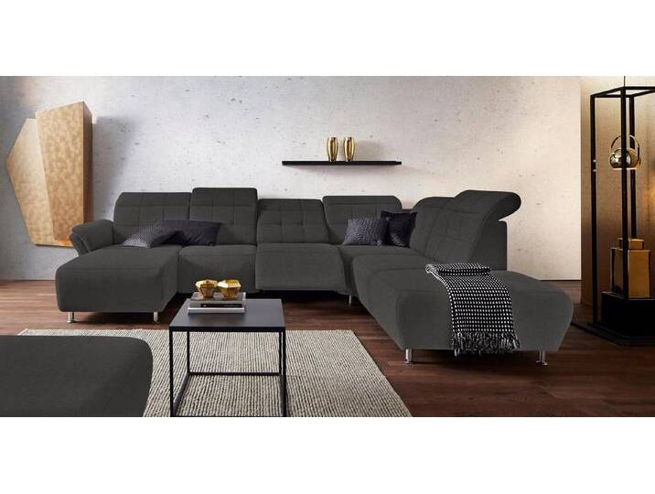 Places of Style Wohnlandschaft Manhattan U-Form, 2 Sitze mit elektrischer Relaxfunktion, verstellbare Armlehnen, grau, grey Places of Style Wohnlandschaft Manhattan U-Form, 2 Sitze mit elektrischer Relaxfunktion, verstellbare Armlehnen, grau, grey von OTTO