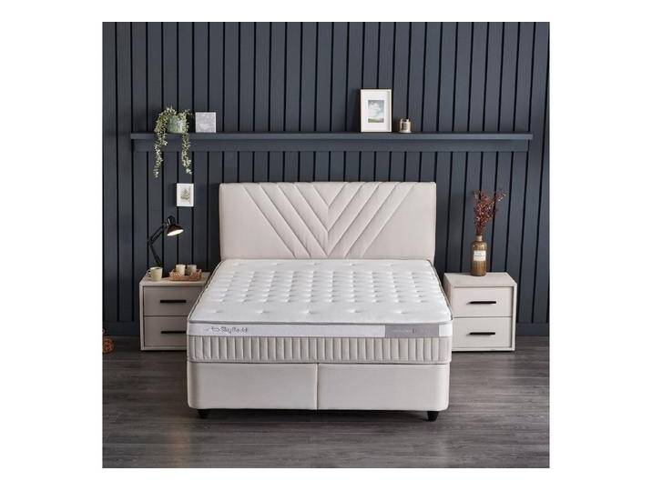 Pointhome Boxspringbett Set, IdaBedd, 160x200 cm Bett-Set ohne oder mit Nachttischen (1x H3/H4Matratze, 2xBettkasten, 1xBettkopfteil, 5-lagige einseitige Taschenfederkern-Matratze, Betthöhe 31 cm von OTTO