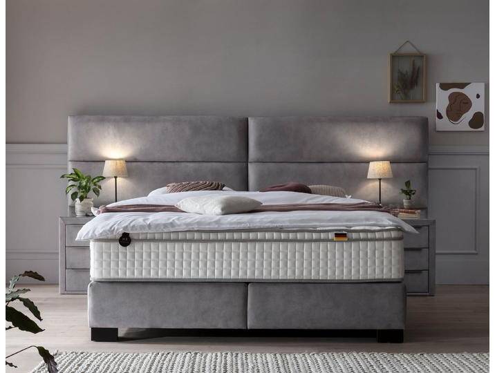 Polsterei Marya Boxspringbett TOKYO, grau, mit Matratze 2 und Topper, 9573 - Hellgrau - Matratze 2 Polsterei Marya Boxspringbett TOKYO, grau, mit Matratze 2 und Topper, 9573 - Hellgrau - Matratze 2 von OTTO