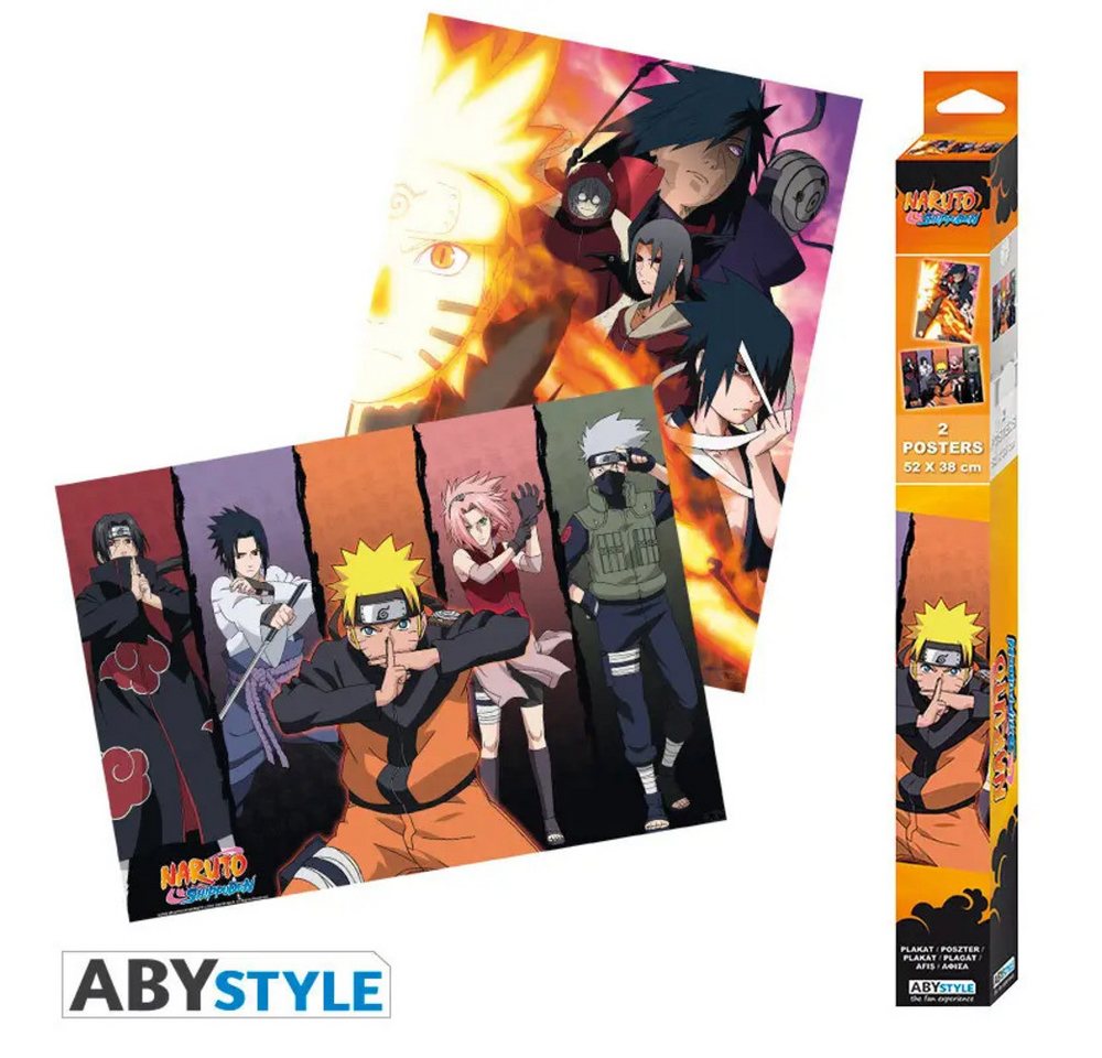 Abysse Poster ABYstyle - Naruto 2er Set Chibi Posters von Abysse