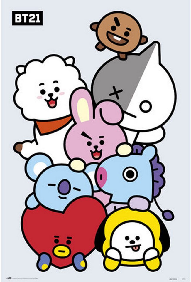 Poster BT21 - Poster - Character Poster BT21 - Poster - Character von OTTO