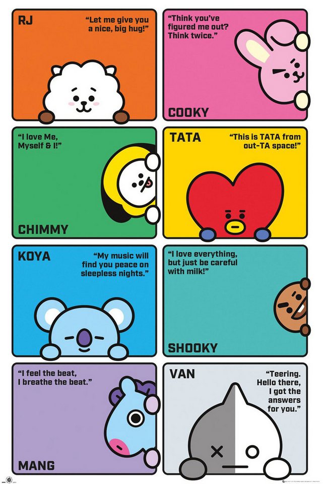 Poster BT21 - Poster - Compilation Poster BT21 - Poster - Compilation von OTTO