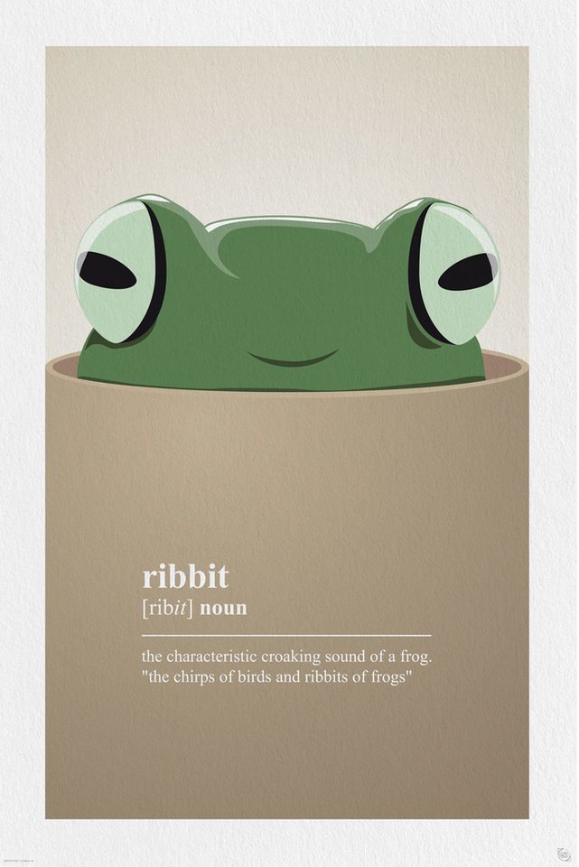 Poster Fun - Poster - Ribbit Poster Fun - Poster - Ribbit von OTTO