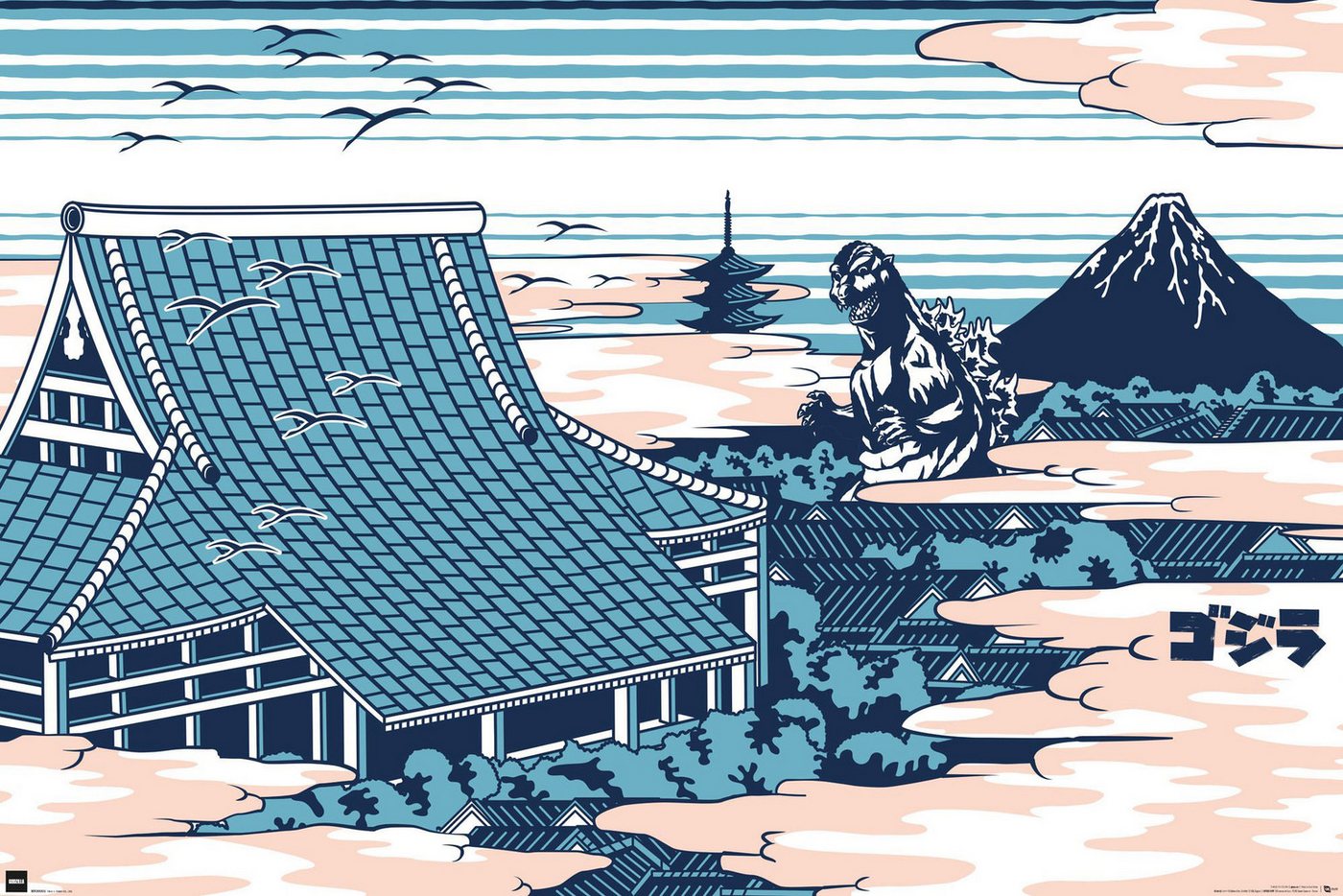 Poster Godzilla - Poster - Rooftop Poster Godzilla - Poster - Rooftop von OTTO