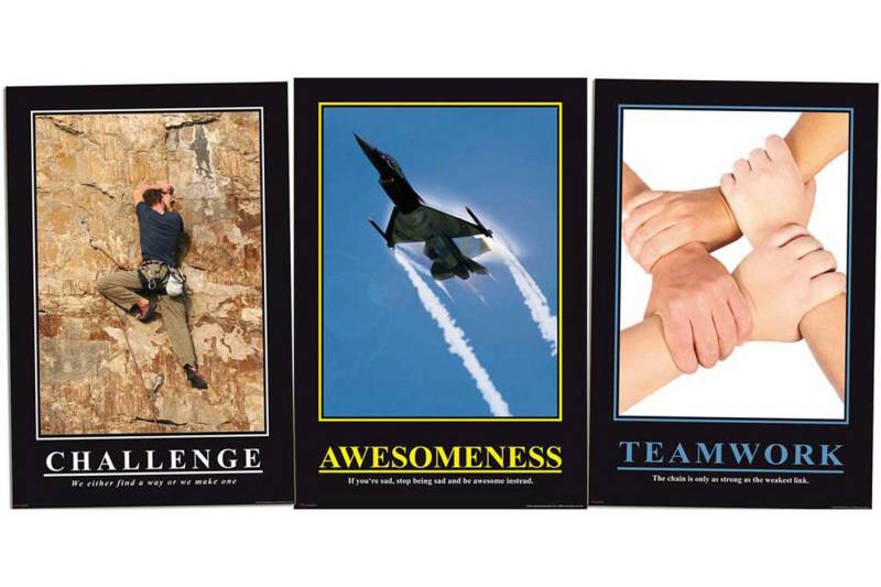 Poster Motivational Büro Set 1 - Poster 3er Set - Teamwork Challenge Awesomen Poster Motivational Büro Set 1 - Poster 3er Set - Teamwork Challenge Awesomen von OTTO