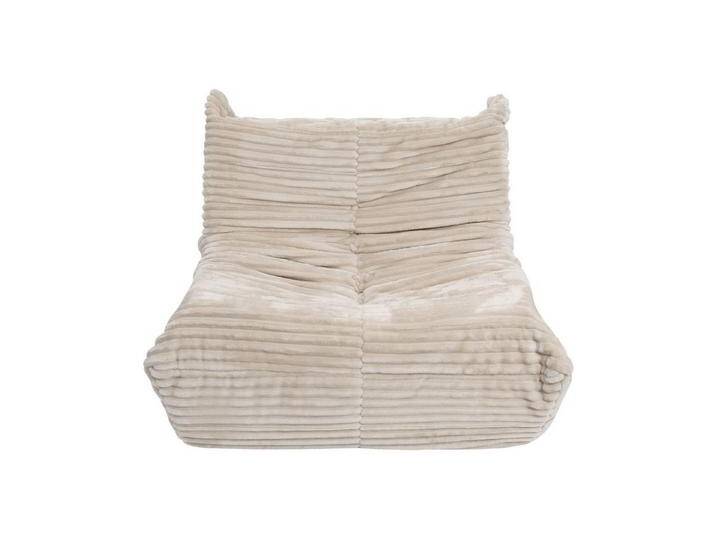 Puluomis Sitzsack XXL Riesen Beanbag Sessel 90 x 100 cm mit 30D Neuschwamm-Füllung (und seitlichen Taschen, für das Wohnzimmer beige), beige von OTTO
