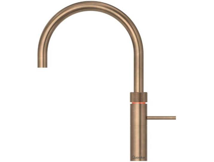 QUOOKER Küchenarmatur Fusion Round COMBI CUBE Messing Patina FNRPTB COMBI CUBE *inkl. 7 JAHRE GARANTIE*, goldfarben, Messing Patina von OTTO