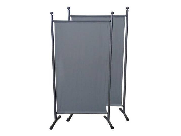 Quick Star Paravent 2 Stück Stellwand 180x78cm Grau (2 Stück), grau, Grau von OTTO