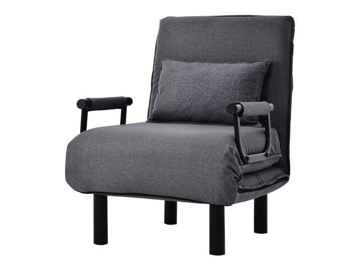 REDOM Loungesessel mit 6-fach verstellbarer Rückenlehne (Kompakter Schlafsessel,festem Kissen, 1-St., mit hochelastischem Schaum), mit Metallrahmen von OTTO