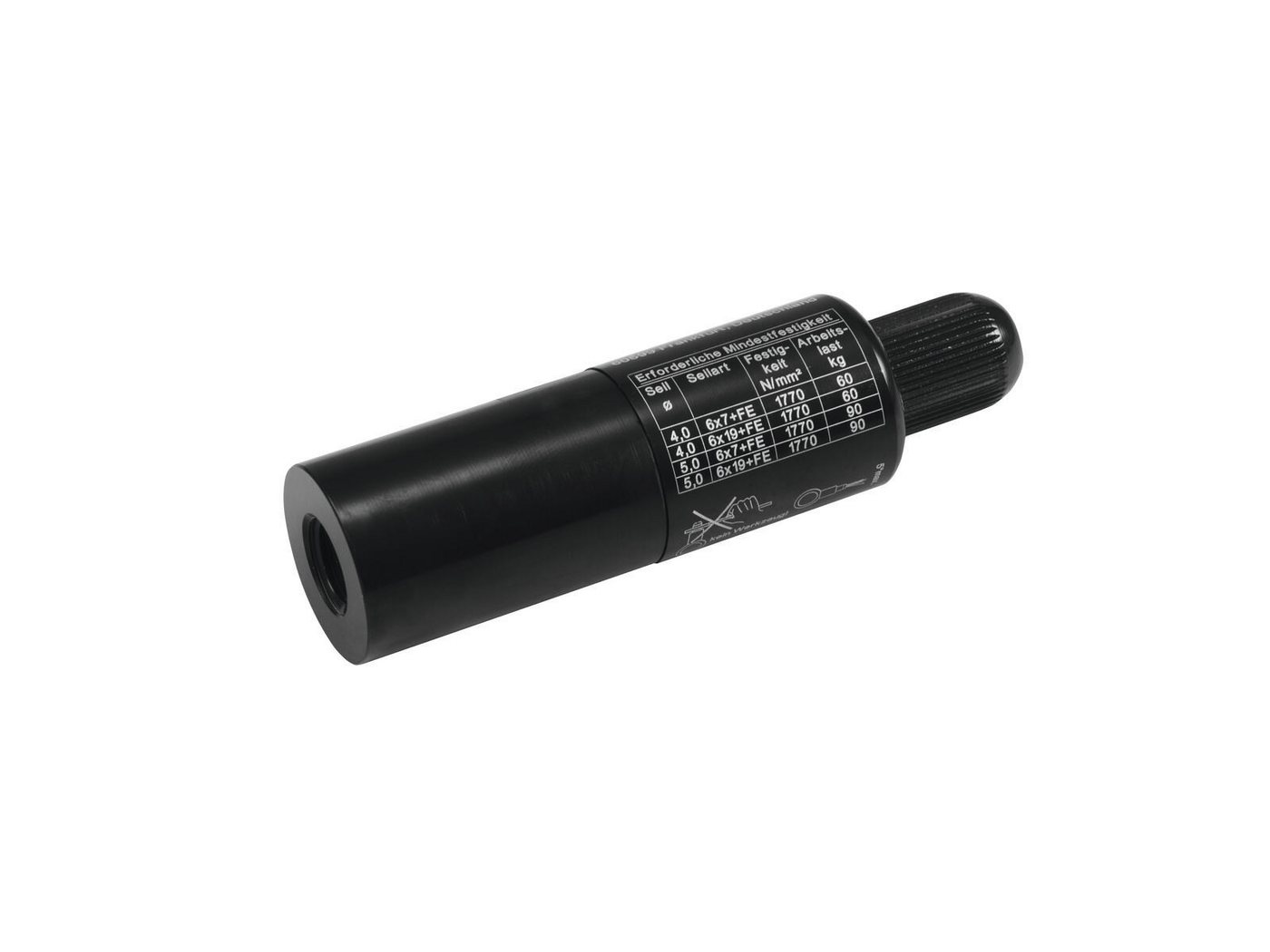 REUTLINGER REUTLINGER Drahtseilhalter Typ 50SVIII-ZW M12i sw Drahtseil REUTLINGER REUTLINGER Drahtseilhalter Typ 50SVIII-ZW M12i sw Drahtseil von REUTLINGER
