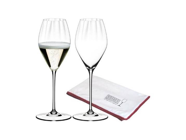 RIEDEL THE WINE GLASS COMPANY Champagnerglas Performance Champagnergläser inklusive Poliertuch, Glas, weiß RIEDEL THE WINE GLASS COMPANY Champagnerglas Performance Champagnergläser inklusive Poliertuch, Glas, weiß von OTTO