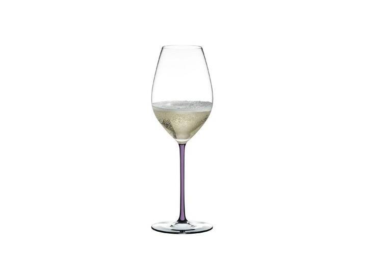 RIEDEL THE WINE GLASS COMPANY Champagnerglas Riedel Fatto A Mano Schaumweinglas Chamapagner, Kristallglas, lila, Violett von OTTO