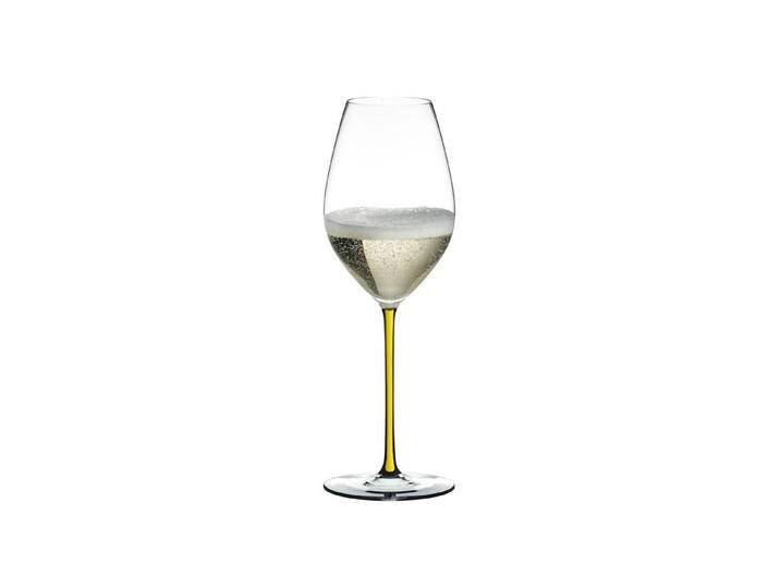 RIEDEL THE WINE GLASS COMPANY Champagnerglas Riedel Fatto A Mano Schaumweinglas Chamapagner Gelb, Kristallglas, gelb, Gelb von OTTO