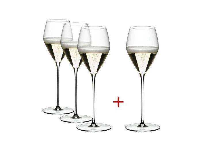 RIEDEL THE WINE GLASS COMPANY Champagnerglas Riedel Veloce Schaumweinglas Champagner 4er Set, weiß RIEDEL THE WINE GLASS COMPANY Champagnerglas Riedel Veloce Schaumweinglas Champagner 4er Set, weiß von OTTO
