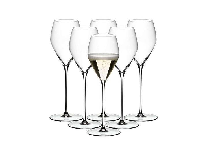 RIEDEL THE WINE GLASS COMPANY Champagnerglas Veloce Champagner Weingläser 327 ml 6er Set, Glas, weiß von OTTO