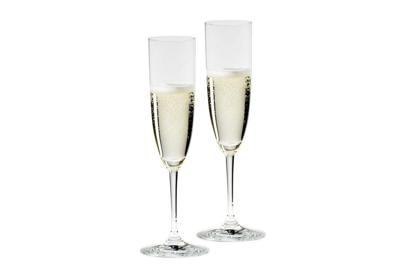 RIEDEL THE WINE GLASS COMPANY Champagnerglas Vinum Champagner-Flöten 160 ml 2er Set, Glas von RIEDEL THE WINE GLASS COMPANY