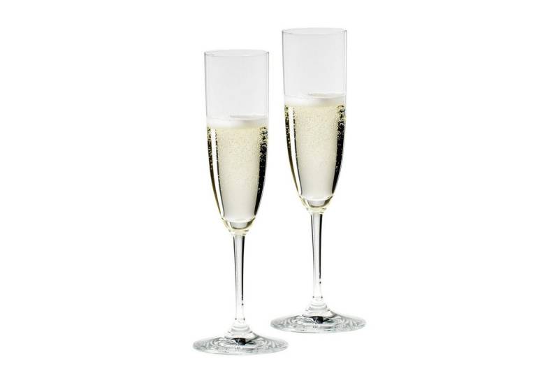 RIEDEL THE WINE GLASS COMPANY Champagnerglas Vinum Champagner-Flöten 160 ml 2er Set, Glas von RIEDEL THE WINE GLASS COMPANY