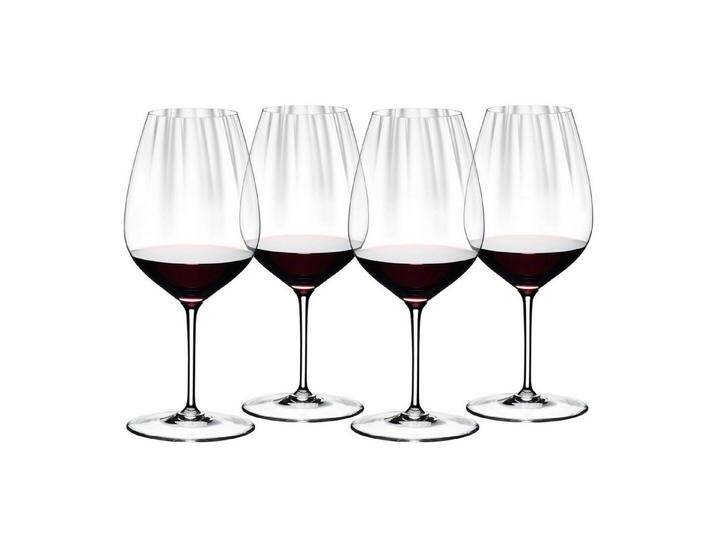 RIEDEL THE WINE GLASS COMPANY Weinglas Performance Cabernet Merlot 4er Set, Kristallglas von OTTO