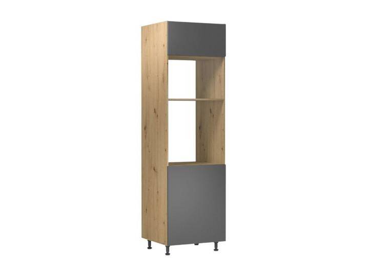 ROYAL24_MARKT Backofenumbauschrank - Effiziente Integration Ihrer Mikrowelle (Mikrowellenumbauschrank, 1-St., Langen D60PM) Beste Güte - Innovatives Design - Modern., grau von OTTO