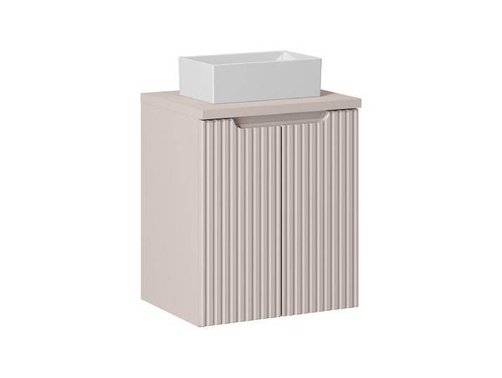 ROYAL24_MARKT Badmöbel-Set - Nova Cashmere N BM165 - Arbeitsplatte, Waschbeckenunterschrank, (Komplett Set, 3-St., Premium - Nova Cashmere N) von OTTO