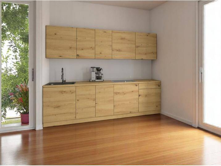 ROYAL24_MARKT Küchenzeile K19-G260 - Langen - Ergonomisches Design zum Kochen und Reinigen, (Komplett Set), Edles Design - Top Material - Hochwertig. von OTTO