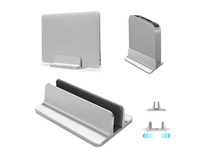 RWEUOQ Multimediasessel Laptop-Ständer Laptop-Ständer aus Aluminium,Einstellbar,Kratzschutz (Vertikaler Laptop-Ständer aus Aluminium für Platzsparung und Schutz, Stabiler Aluminium-Ständer mit Silikonmatte für Kratzschutz), instellbar, platzsparend, schützt vor Stürzen und Kratzern von OTTO