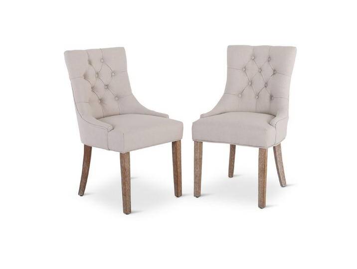 Raburg Esszimmerstuhl Polsterstuhl mit Chesterfield-Design, Beine Holz, Isabella (2er-Set), eleganter Küchenstuhl im Landhausstil, Steppung, Belastbarkeit 110 kg von OTTO