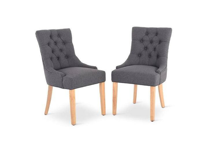 Raburg Esszimmerstuhl Polsterstuhl mit Chesterfield-Design, Beine Holz, Isabella (2er-Set), eleganter Küchenstuhl im Landhausstil, Steppung, Belastbarkeit 110 kg von OTTO