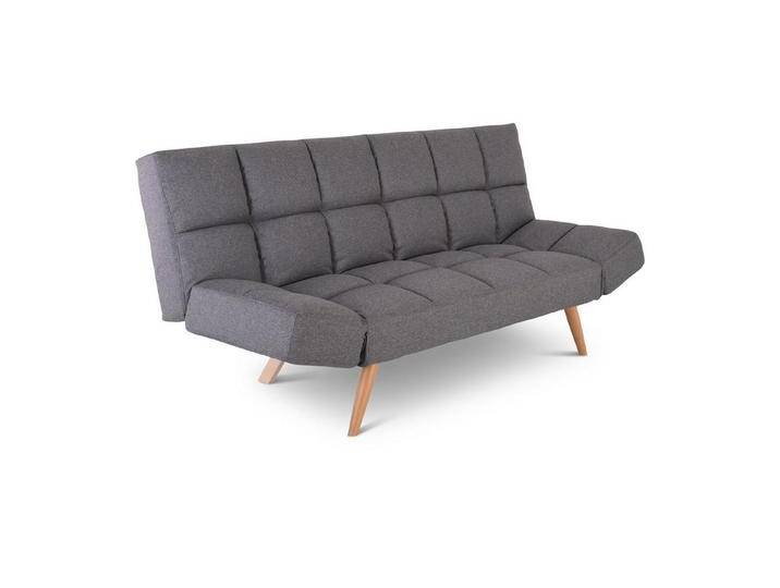 Raburg Schlafsofa 2-Sitzer, klappbare Gästebett-Funktion, Stoff, Yara, bequeme Liegefläche: 180 cm breit x 110 cm tief, grau, Dunkelgrau Raburg Schlafsofa 2-Sitzer, klappbare Gästebett-Funktion, Stoff, Yara, bequeme Liegefläche: 180 cm breit x 110 cm tief, grau, Dunkelgrau von OTTO
