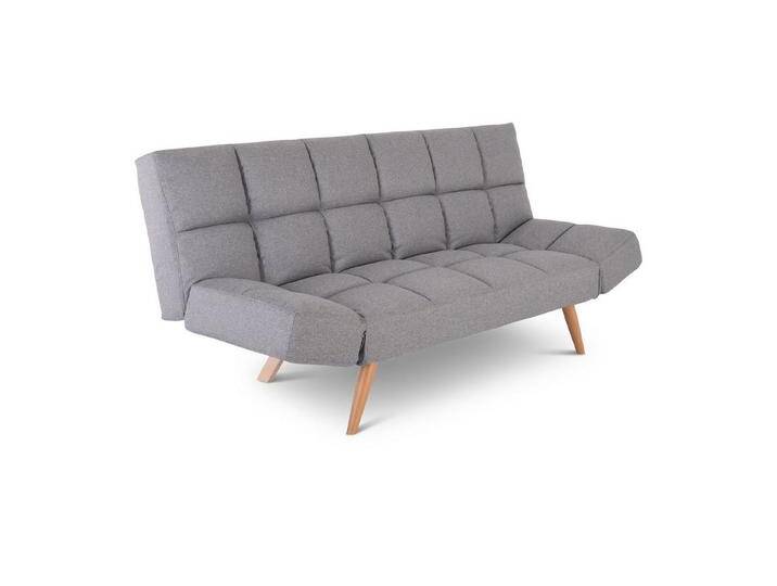 Raburg Schlafsofa 2-Sitzer, klappbare Gästebett-Funktion, Stoff, Yara, bequeme Liegefläche: 180 cm breit x 110 cm tief, grau, Hellgrau Raburg Schlafsofa 2-Sitzer, klappbare Gästebett-Funktion, Stoff, Yara, bequeme Liegefläche: 180 cm breit x 110 cm tief, grau, Hellgrau von OTTO