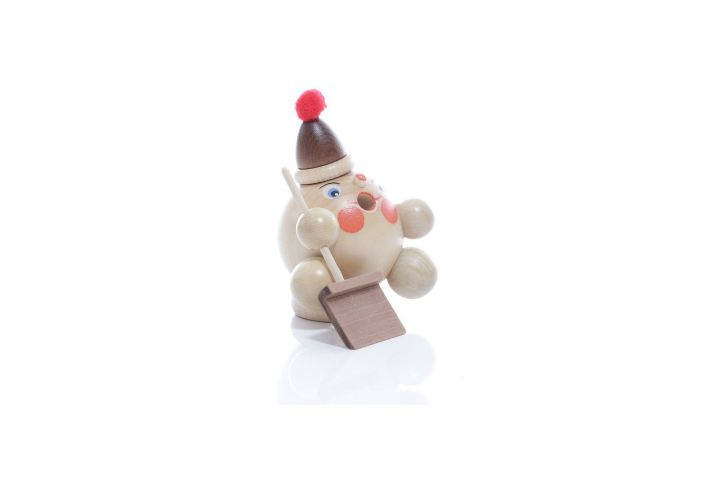 Räuchermännchen Räucherfigur Räucherschneeball mit Schneeschaufel Natur BxHxT ca 7 x von OTTO