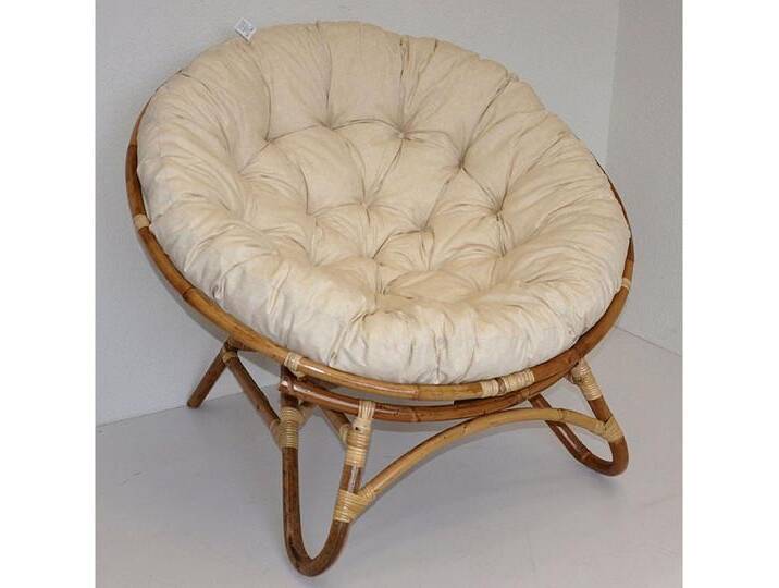 Rattani Rattanstuhl XXL Rattan Papasansessel / Rattansessel, Papasan inkl. Polster von OTTO