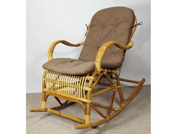 Rattani Schaukelstuhl Rattan Schaukelstuhl Semanbo Rocking Chair + Polster Rattani Schaukelstuhl Rattan Schaukelstuhl Semanbo Rocking Chair + Polster von OTTO